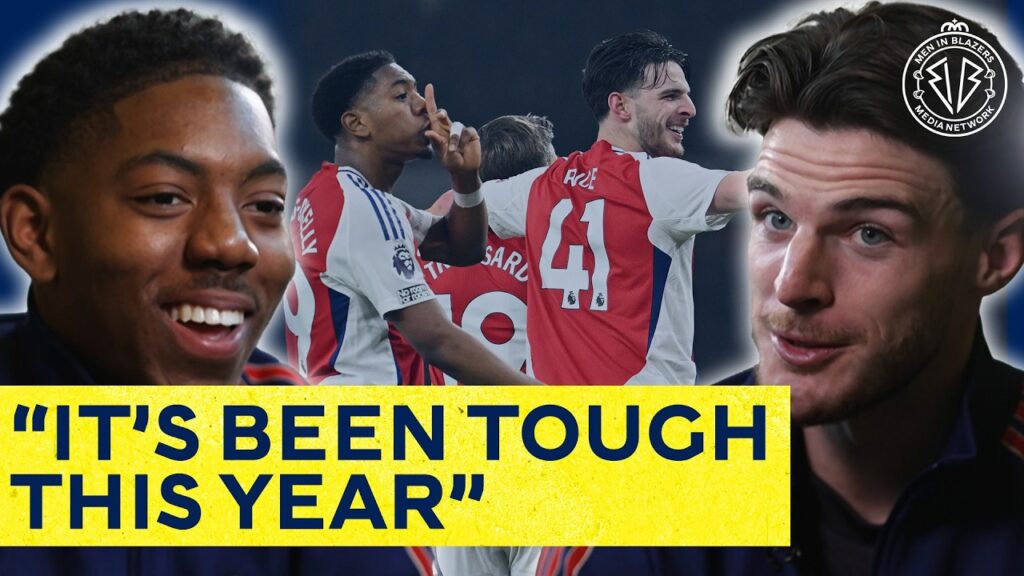Declan Rice and Myles Lewis-Skelly on doubts, a "tough year", and Arsenal's Champions League run