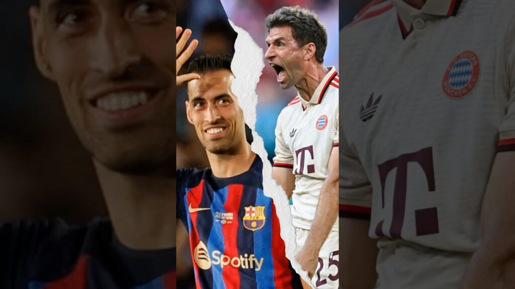 Who Would Make a Better Coach After Retirement? Sergio Busquets v Thomas Muller? #bayern #barcelona