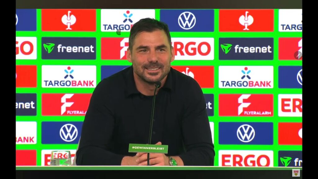 Reaktion auf die PK nachdem DfB Pokal Halbfinale VfB Stuttgart gg RB Leipzig 3:1.