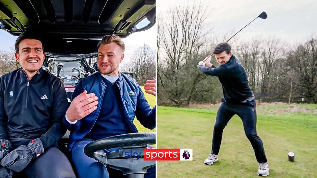 Harry Maguire takes on professional golfer Oli Fisher! ⛳️