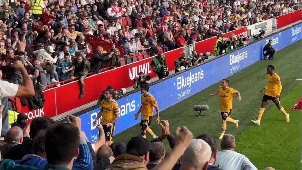 Ruben Neves Beauty vs Brentford | 29/10/22 Brentford 1-1 Wolves with Fan Celebrations Ruben Neves Beauty vs Brentford | 29/10/22 Brentford 1-1 Wolves with Fan Celebrations