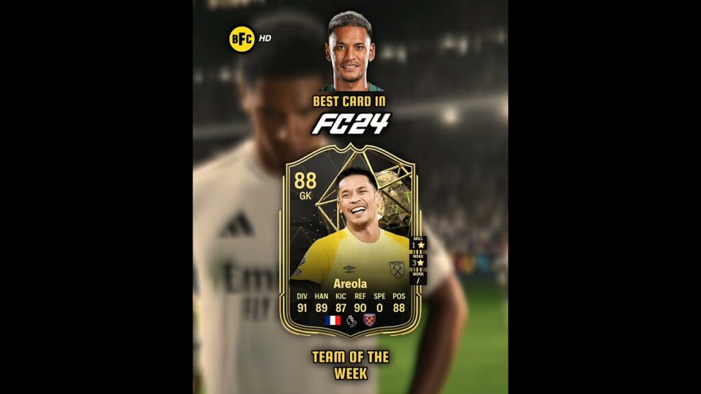 Alphonse Areola FIFA 21 to FC 25 #fut #football
