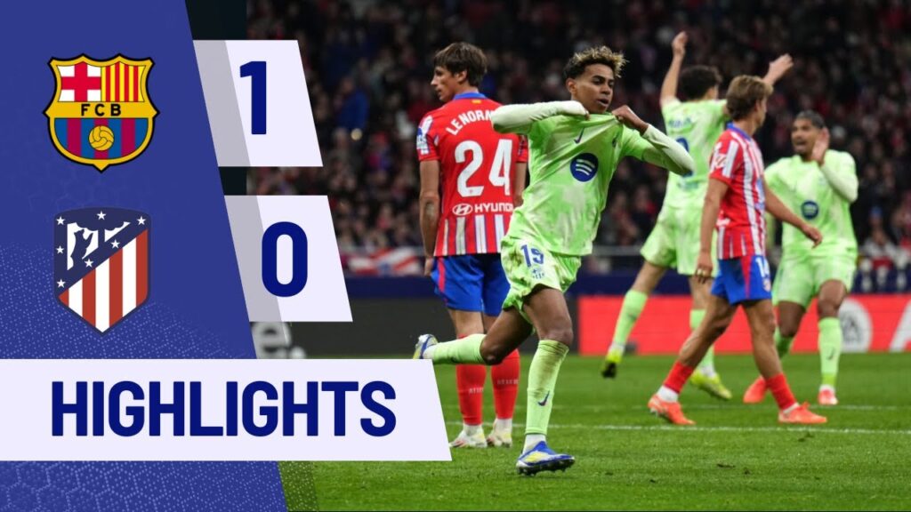 Barcelona BEATS Atletico Madrid 1-0 in Thrilling 2025 Match