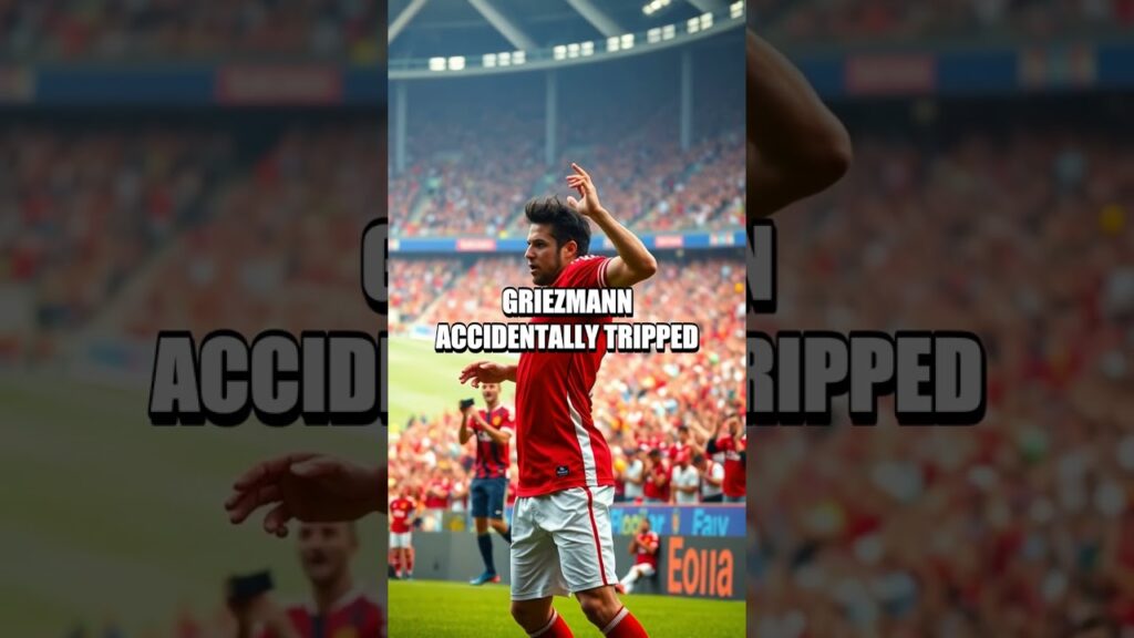 Antoine Griezmann's Unexpected Goal Celebration Mishap