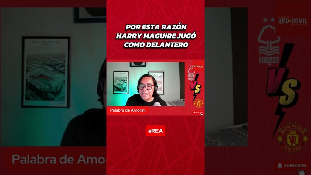 ¿Harry Maguire de delantero?
