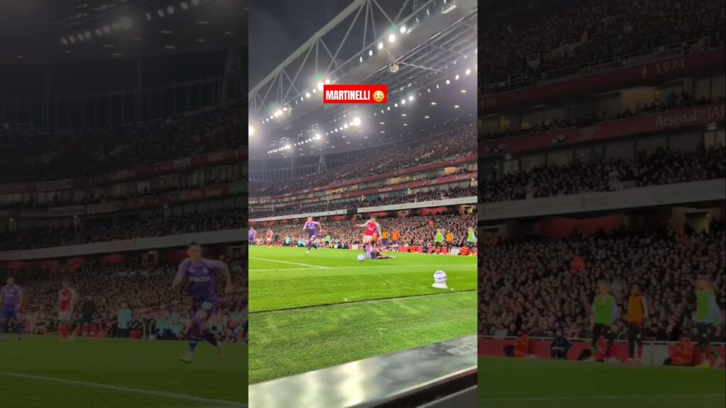 Every angle of THAT Gabriel Martinelli skill ✨🪄 #afc #arsenal #premierleague #gabrielmartinelli
