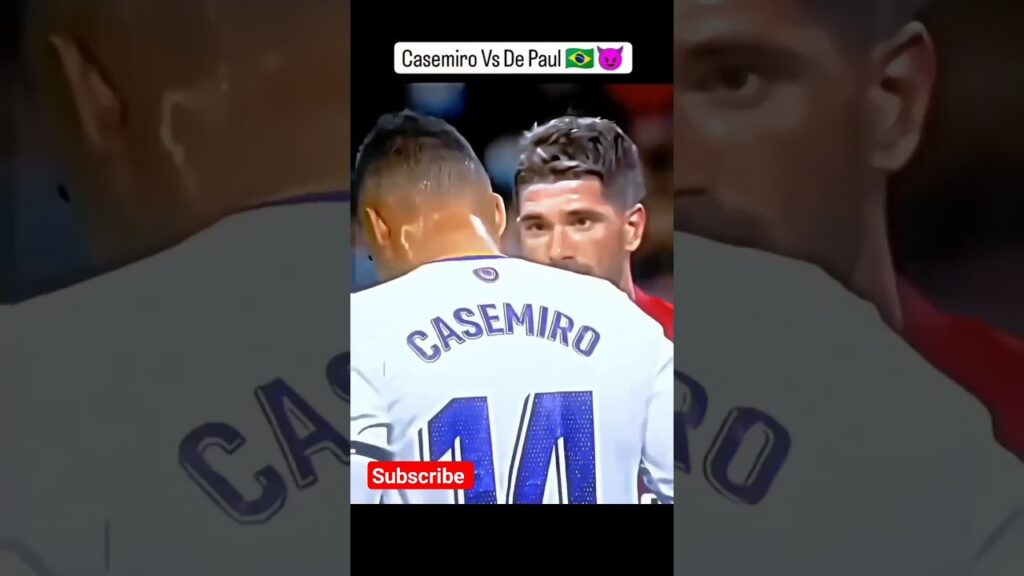 Casemiro vs de paul 🇧🇷😈#casemiro #de_paul #viralshort #shorts