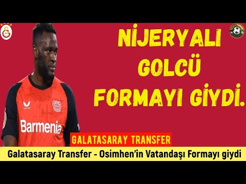 Galatasaray Transfer⚽️ Boniface Galatasaray forması giydi #boniface #osimhen #galatasaray