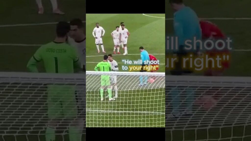 Ronaldo's effect to Diogo Costa before penalty 🐐🥶