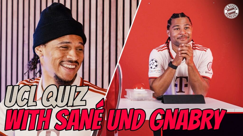 "How Clever Am I?!" | Champions League Quiz ft. Leroy Sané & Serge Gnabry