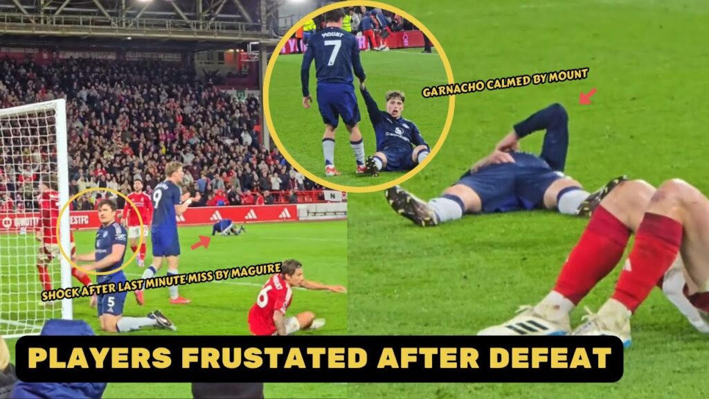 Alejandro Garnacho was seen devastated and calmed by Mason Mount after defeat