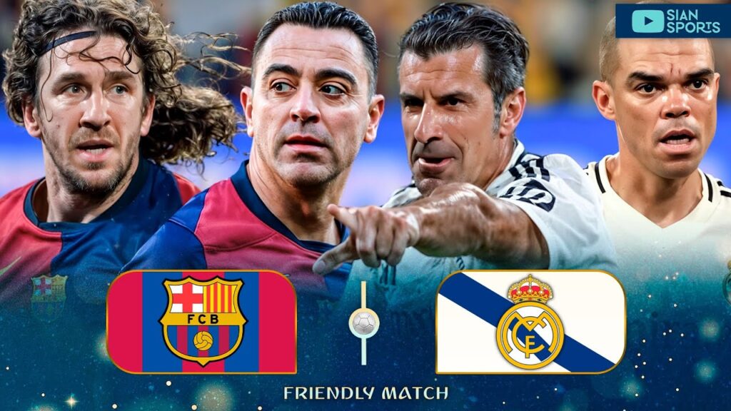 XAVI, FIGO, PUYOL, PEPE AND OTHER LEGENDS PUT ON A SHOW IN THE RETIREES' EL CLASSICO!
