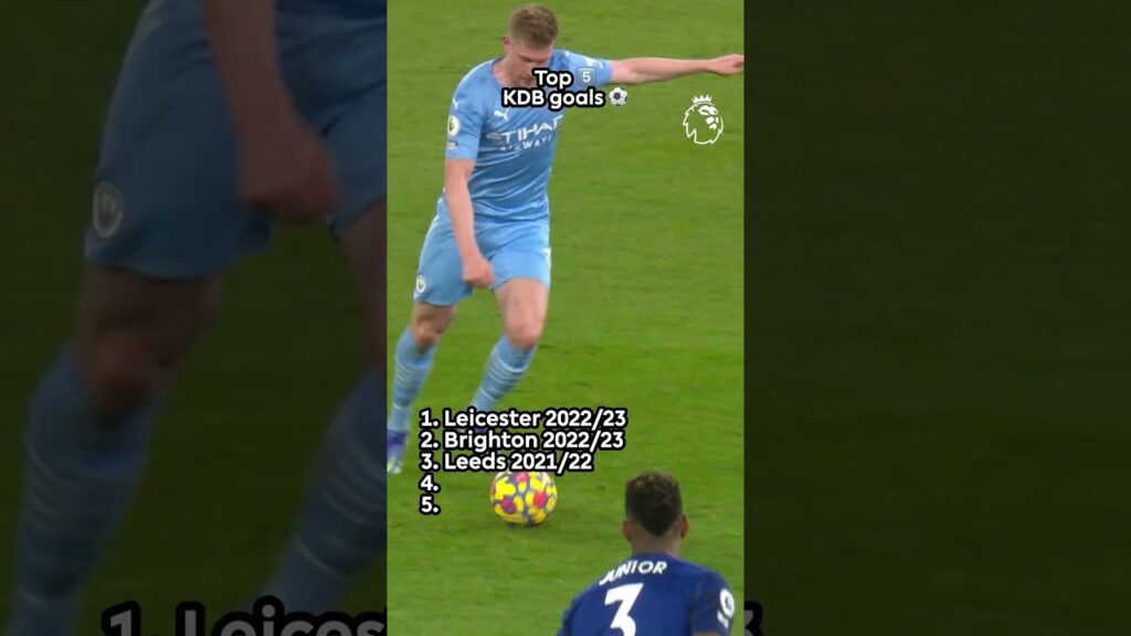5 Kevin De Bruyne SCREAMERS 🚀