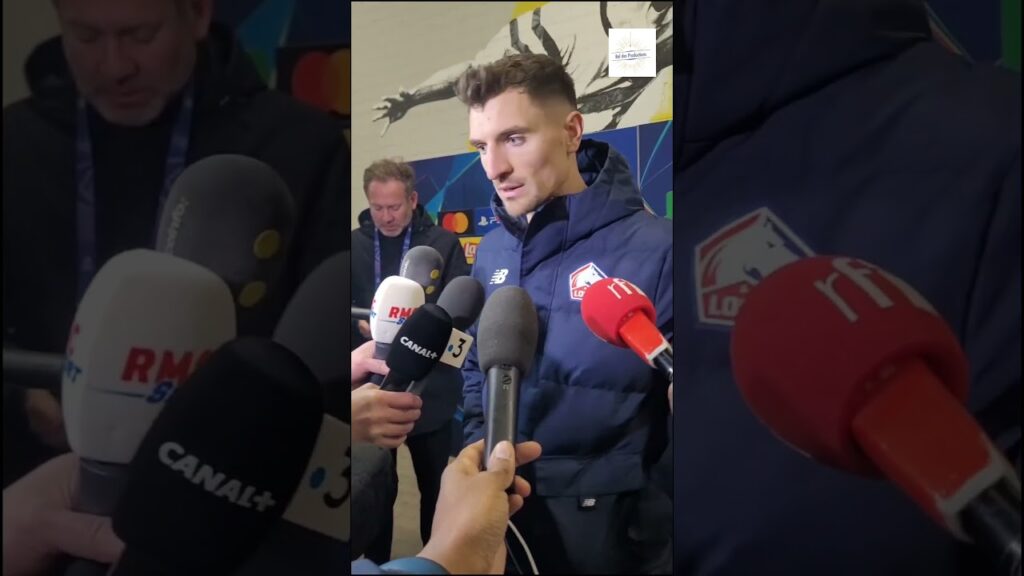 Réaction d'après match de Thomas Meunier (LOSC) après la rencontre Dortmund - Lille.