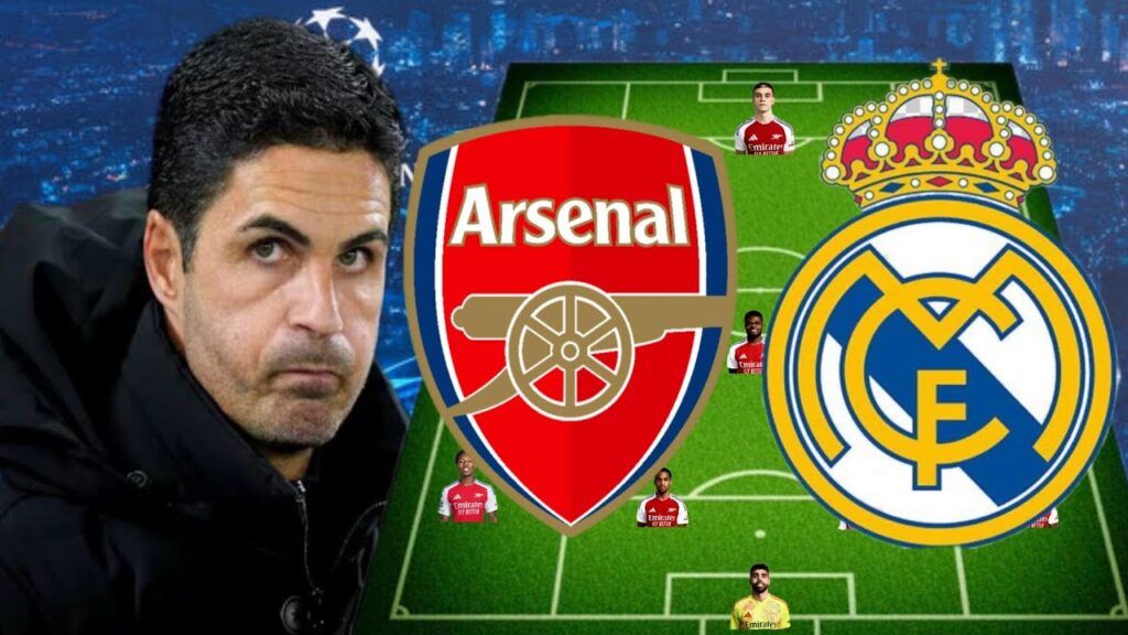 ARSENAL POTENTIAL LINE-UP VS REAL MADRID
