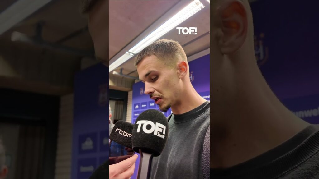 Dendoncker : “On a manqué de maturité #football #anderlecht  #tofsport TOFSport #youtubeshorts