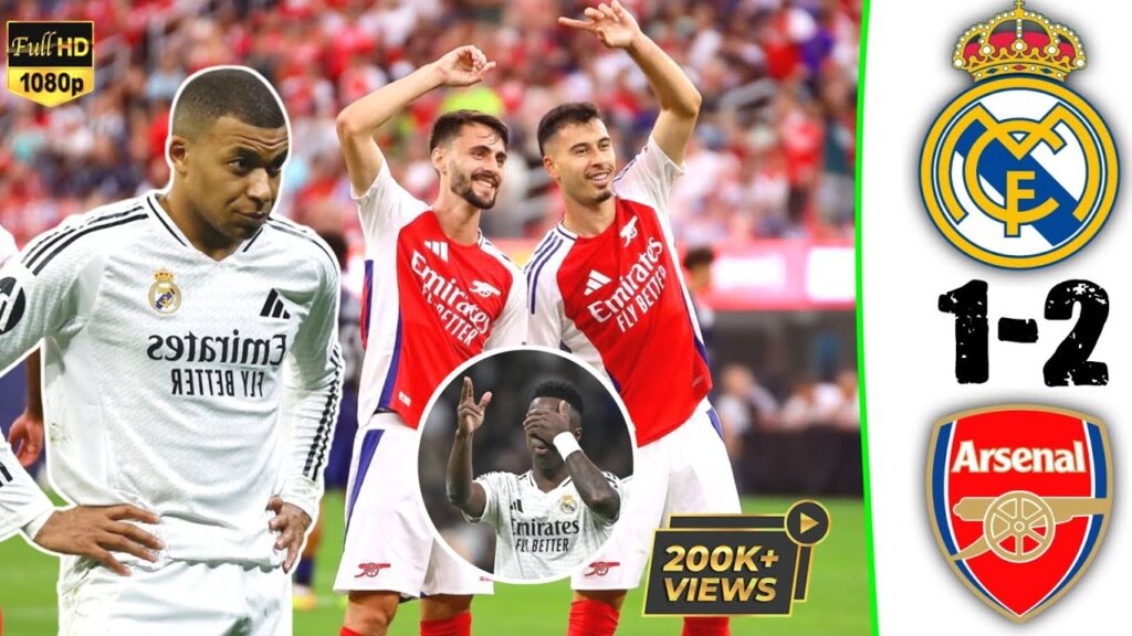 Arsenal vs Real Madrid 3-0 | All Goal & Highlight  ( 2025)  | HD Quality 1080p