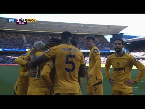 Pablo Sarabia Goal,Ipswich Town vs  Wolves (1-1) All Goals and Extended Highlights