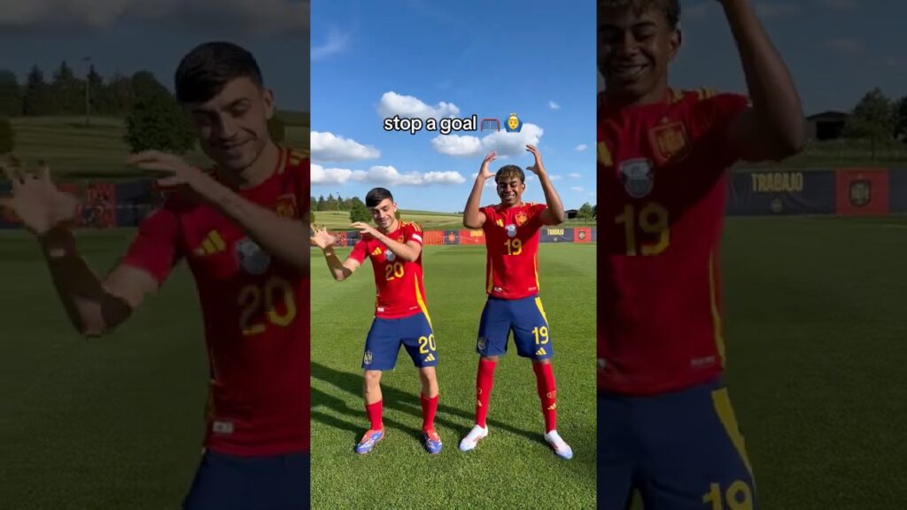 Lamine Yamal and Pedri connection test 👀🤝 #adidas #footballl #lamineyamal #pedri