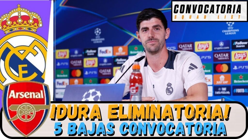 LAS PALABRAS DE THIBAUT COURTOIS PREVIA ARSENAL VS REAL MADRID UCL