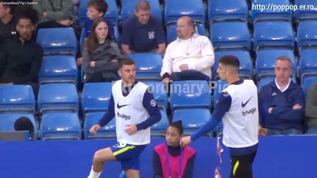 Mason Mount,Kai Havertz return to the bench after warming up 20220519 Chelsea vs Leicester City