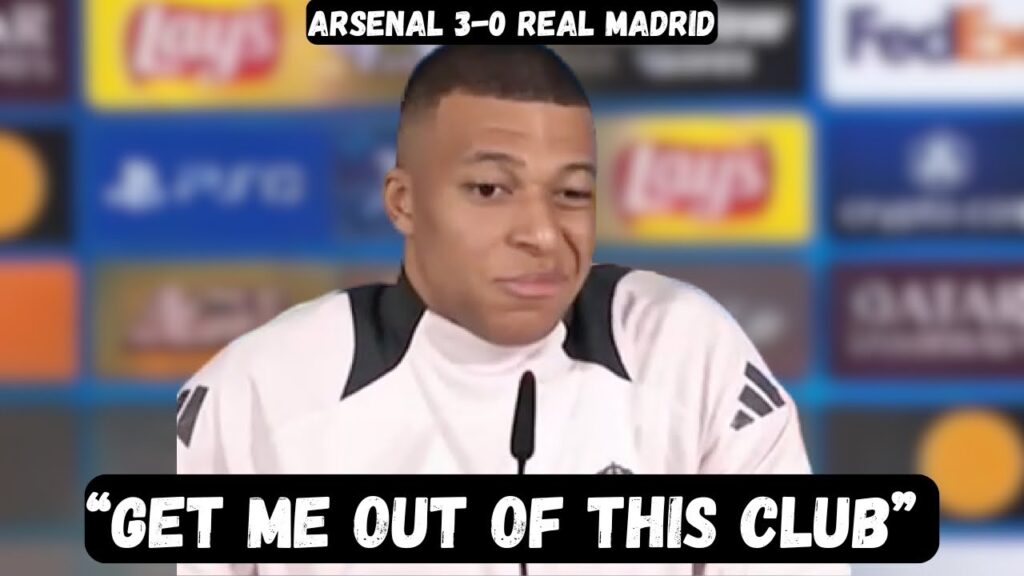 Kylian Mbappe LEAVING REAL MADRID after Arsenal loss - Post Match Interview -Arsenal 3-0 Real Madrid