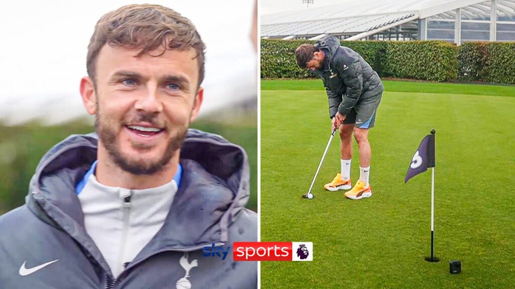 Is James Maddison better at putting than a professional golfer? ⛳