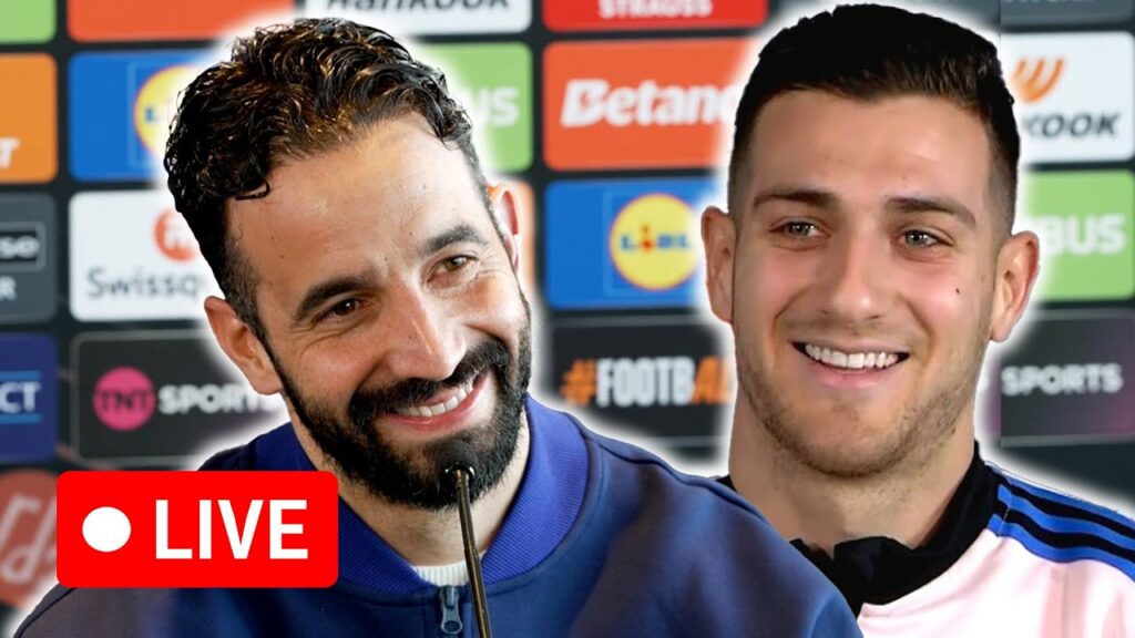 🔴 LIVE | Ruben Amorim and Diogo Dalot pre-match press conference | Lyon v Man Utd