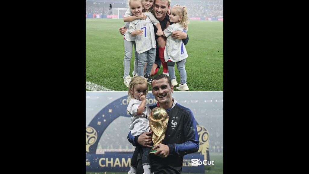 Antoine Griezmann is going to be a busy man today  all three of his children share the same birthday