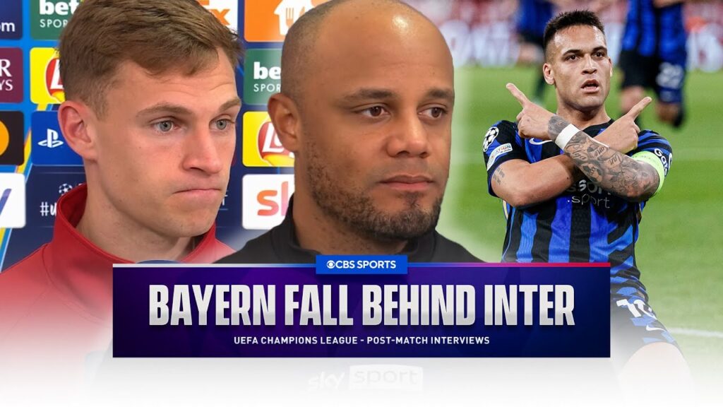 "We NEED TO SCORE" Kimmich on Bayern | "MOTIVATED for the next game" Kompany following LOSS to Inter
