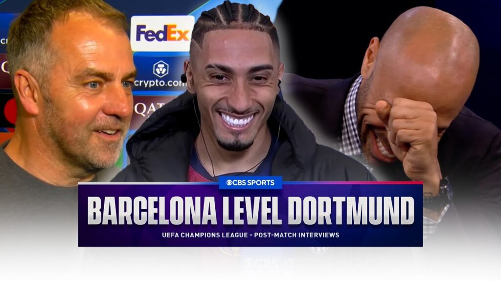 "Barça is a SPECIAL CLUB" Raphinha talking with Thierry | "IT'S NOT DONE" Flick on Barcelona VICTORY