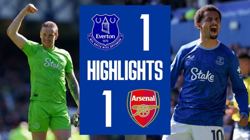 EVERTON 1-1 ARSENAL | Premier League highlights