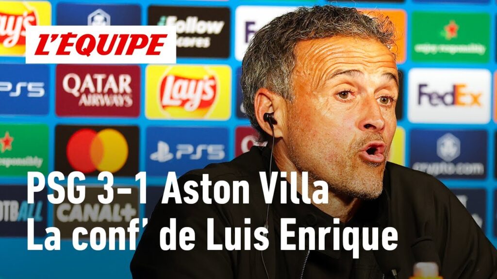 PSG 3-1 Aston Villa : Luis Enrique : "Notre équipe est prête pour affronter n’importe qui"