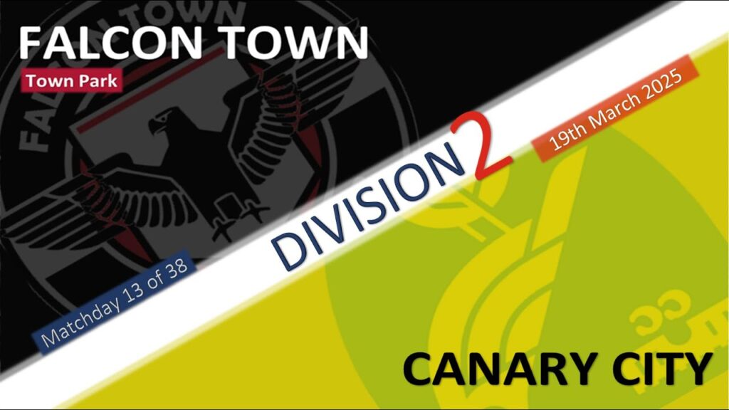 2025 - Division Two, matchday 13 - Falcon Town v Canary City