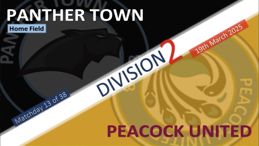 2025 - Division Two, matchday 13 - Panther Town v Peacock United