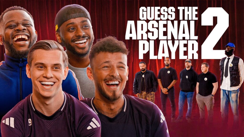 GUESS THE ARSENAL PLAYER 2 | Ben White, Leandro Trossard, Sharky & Frimmy