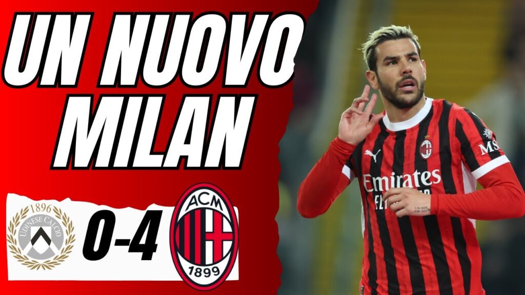 🚨 UDINESE-MILAN 0-4: BASTAVA QUESTO! 💥 RAFA LEAO E THEO HERNANDEZ DEVASTANTI, MA È TROPPO TARDI? 🔴⚫️