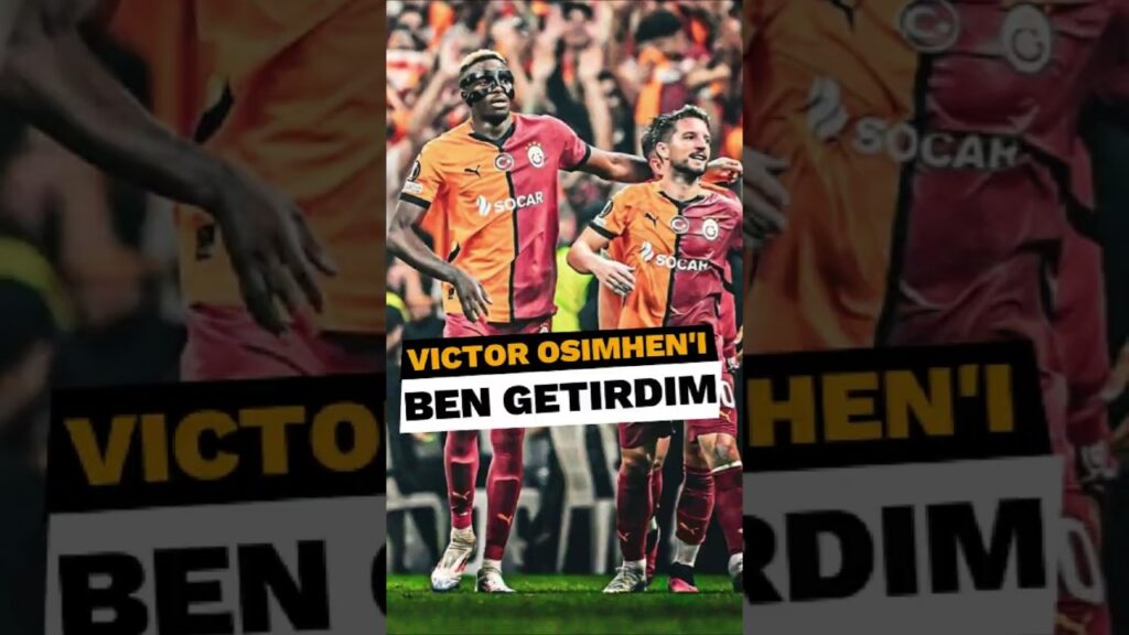 Dries Mertens: "Victor Osimhen'i ben getirdim"