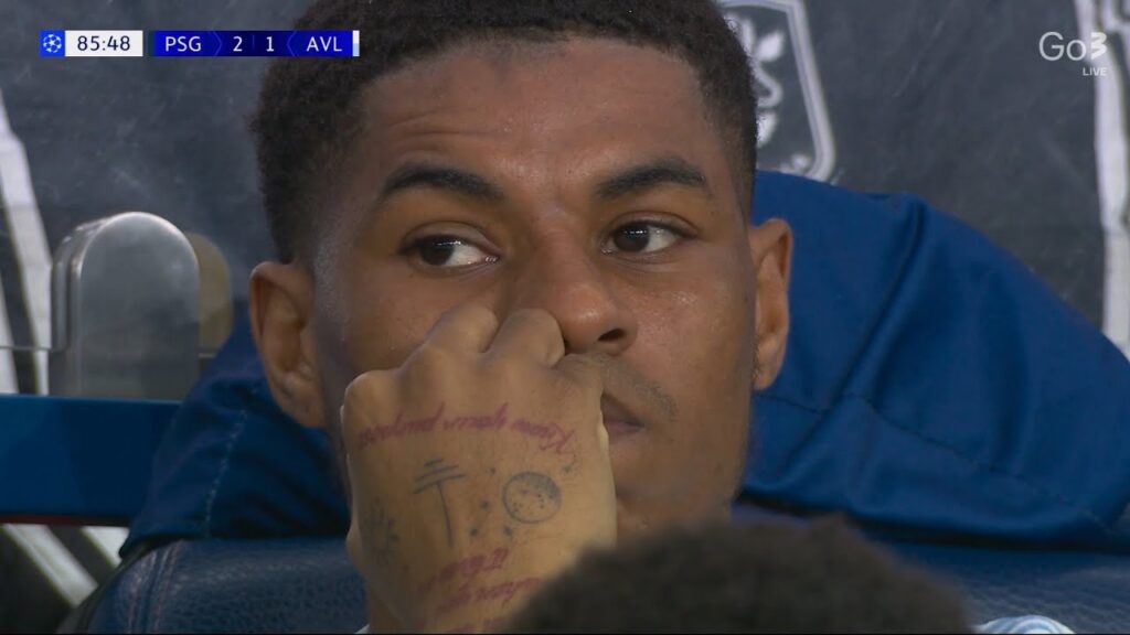 Marcus Rashford Vs PSG Away HD 1080p50 (09/04/2025)