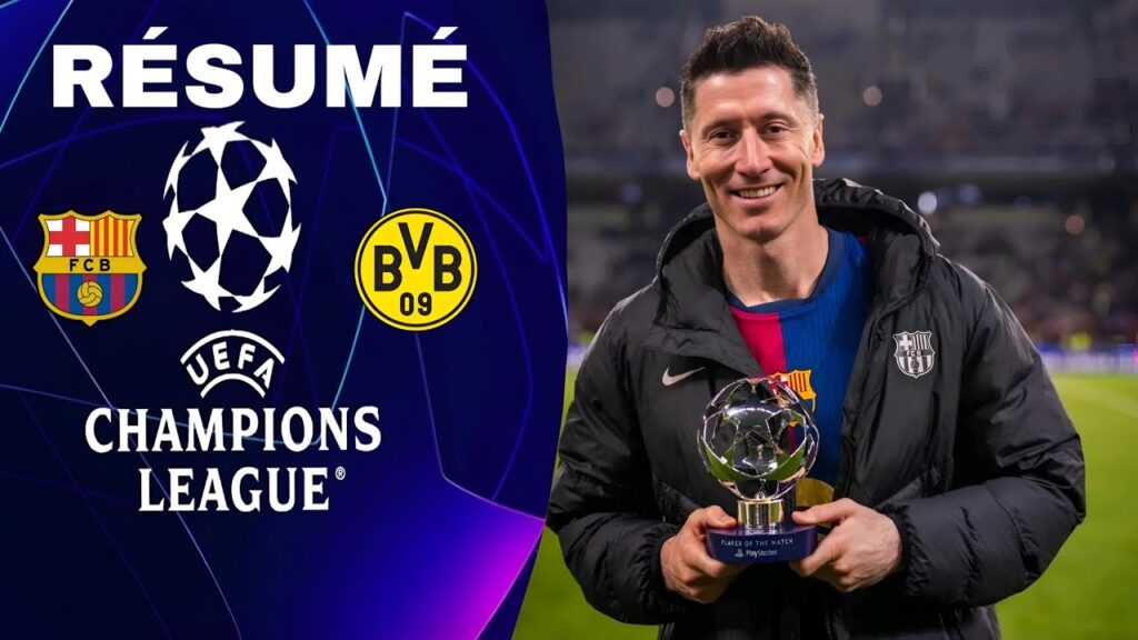 Barcelone 4 - 0 Dortmund, Résumé de la Ligue des champion 1/4 de finale