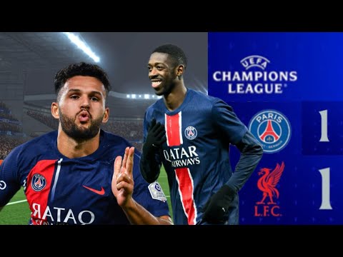 Gonçalo Ramos Equalises💫 | PSG 1-1 Liverpool | Uefa Champions League RO16 FC Mobile