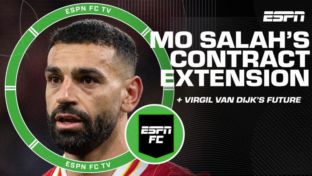 REACTION to Mo Salah’s contract EXTENSION 💰 Will Liverpool re-sign Virgil van Dijk? 👀 | ESPN FC
