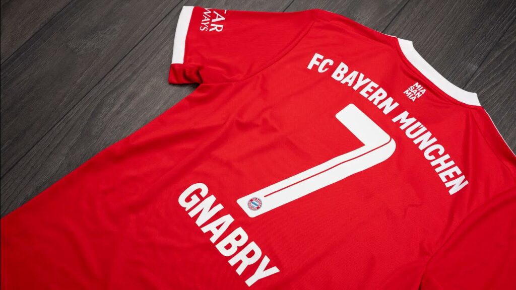 Serge Gnabry 7 Official Bayern Munich Home Jersey 2022/23