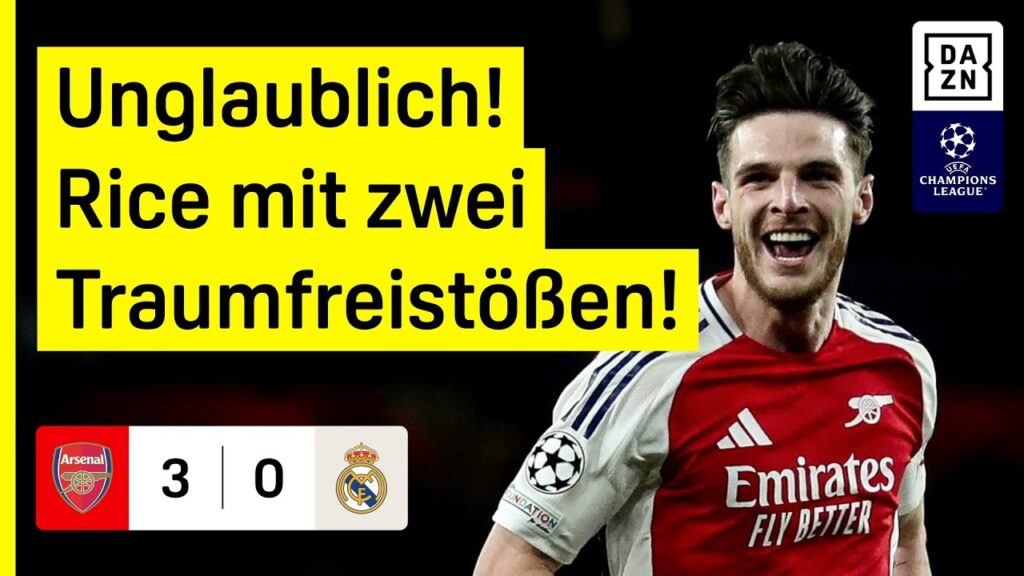 FC Arsenal - Real Madrid | Viertelfinale - Hinspiel | UEFA Champions League | DAZN Highlights