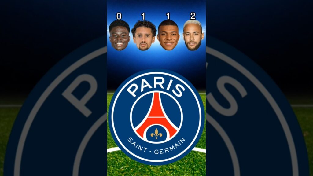 Saka vs Marquinhos vs Mbappe vs Neymar Jr 🔥#football #footballshorts #shorts #shortvideo