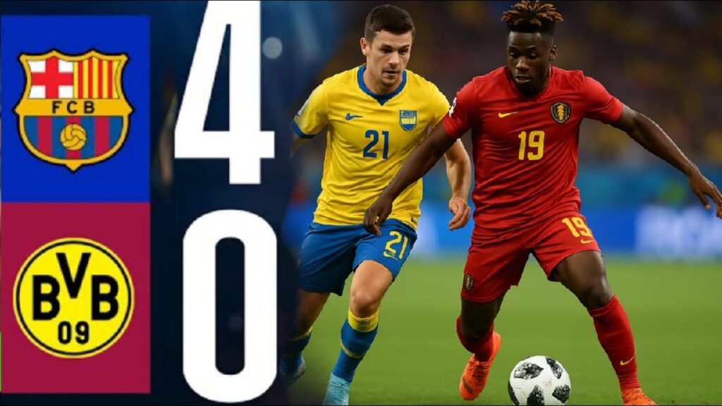 FC BARCELONA 4 vs 0 BORUSSIA DORTMUND | HIGHLIGHTS | UEFA CHAMPIONS LEAGUE FC BARCELONA 4 vs 0 BORUSSIA DORTMUND | HIGHLIGHTS | UEFA CHAMPIONS LEAGUE