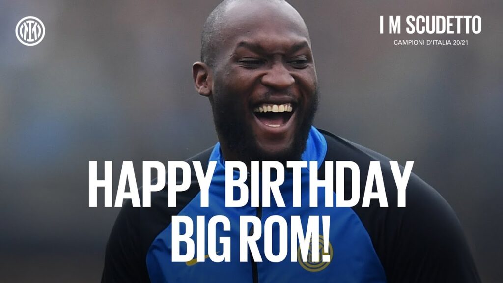 HAPPY BIRTHDAY, BIG ROM! | Romelu Lukaku: this is how we're wishing you a happy birthday... 🤣🖤💙🎂