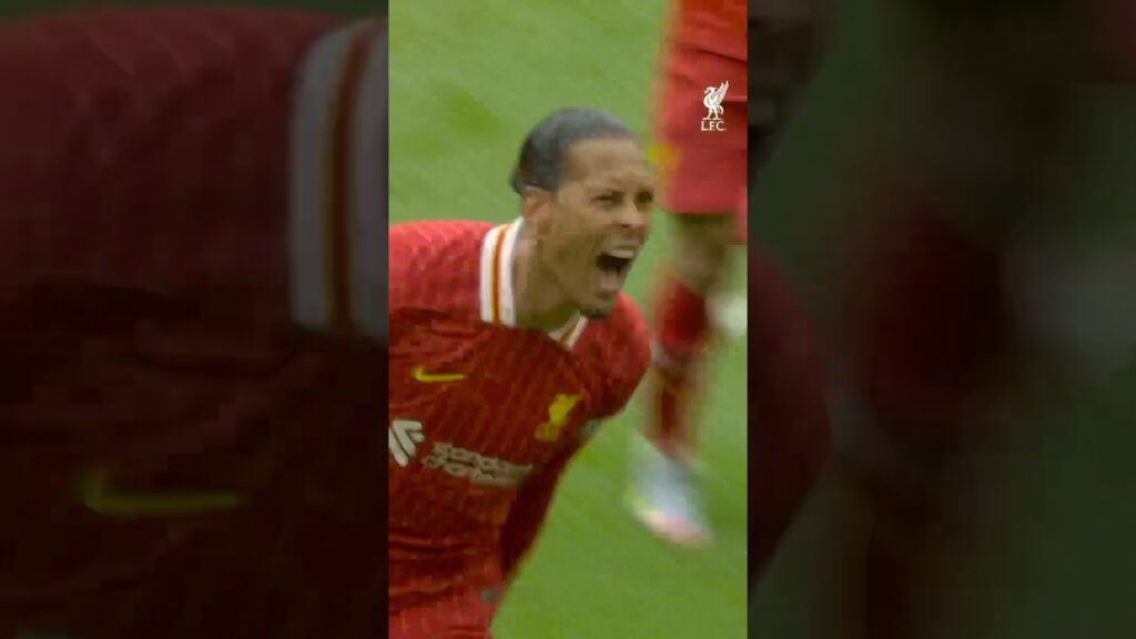 What a way to win it! Virgil van Dijk.