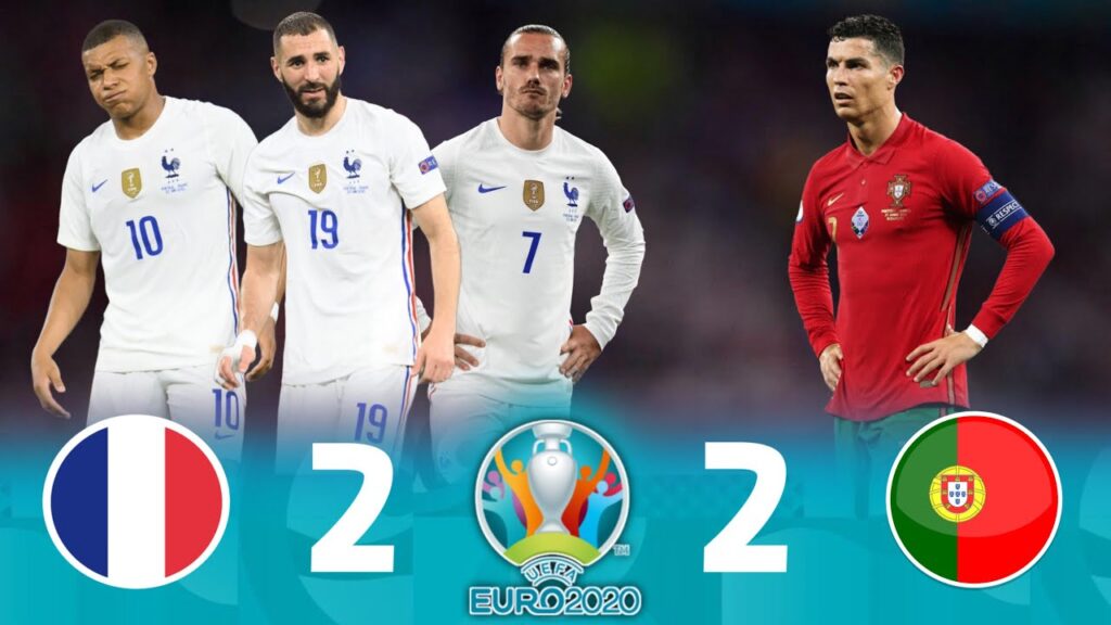 رونالدو و بنزيما يتألقان في قمة اليورو 🤯 ● البرتغال 2-2 فرنسا 🔥 ❯ يورو 2020 - FHD