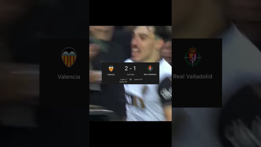 VALENCIA'S COMEBACK 🥶 #footballshorts #football #shorts